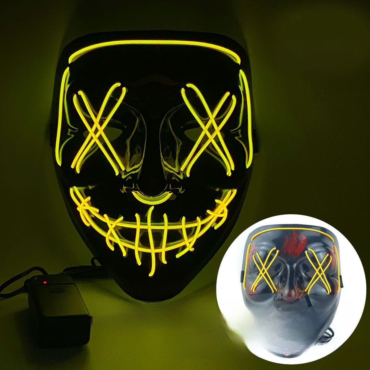 Halloween Luminous Mask LED mask