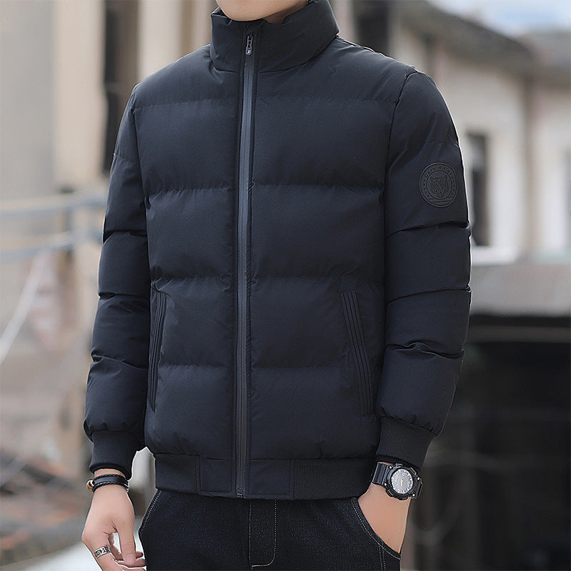 Men's Stand Collar Cotton Jacket teemdrop