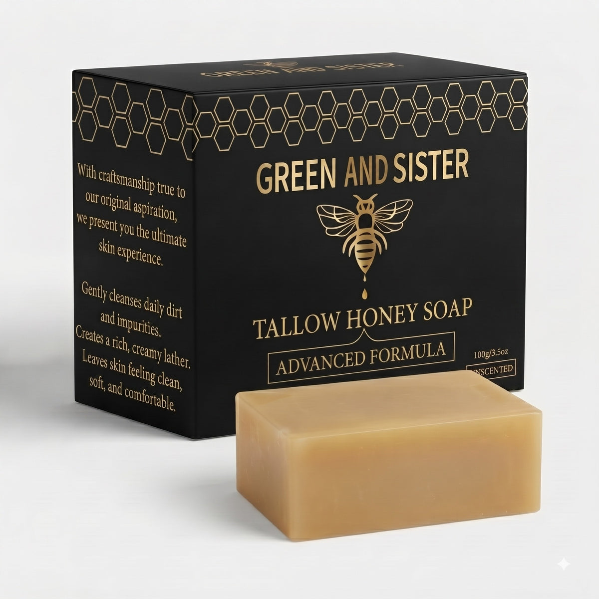 Natural Beeswax Honey Moisturizing Bath Soap