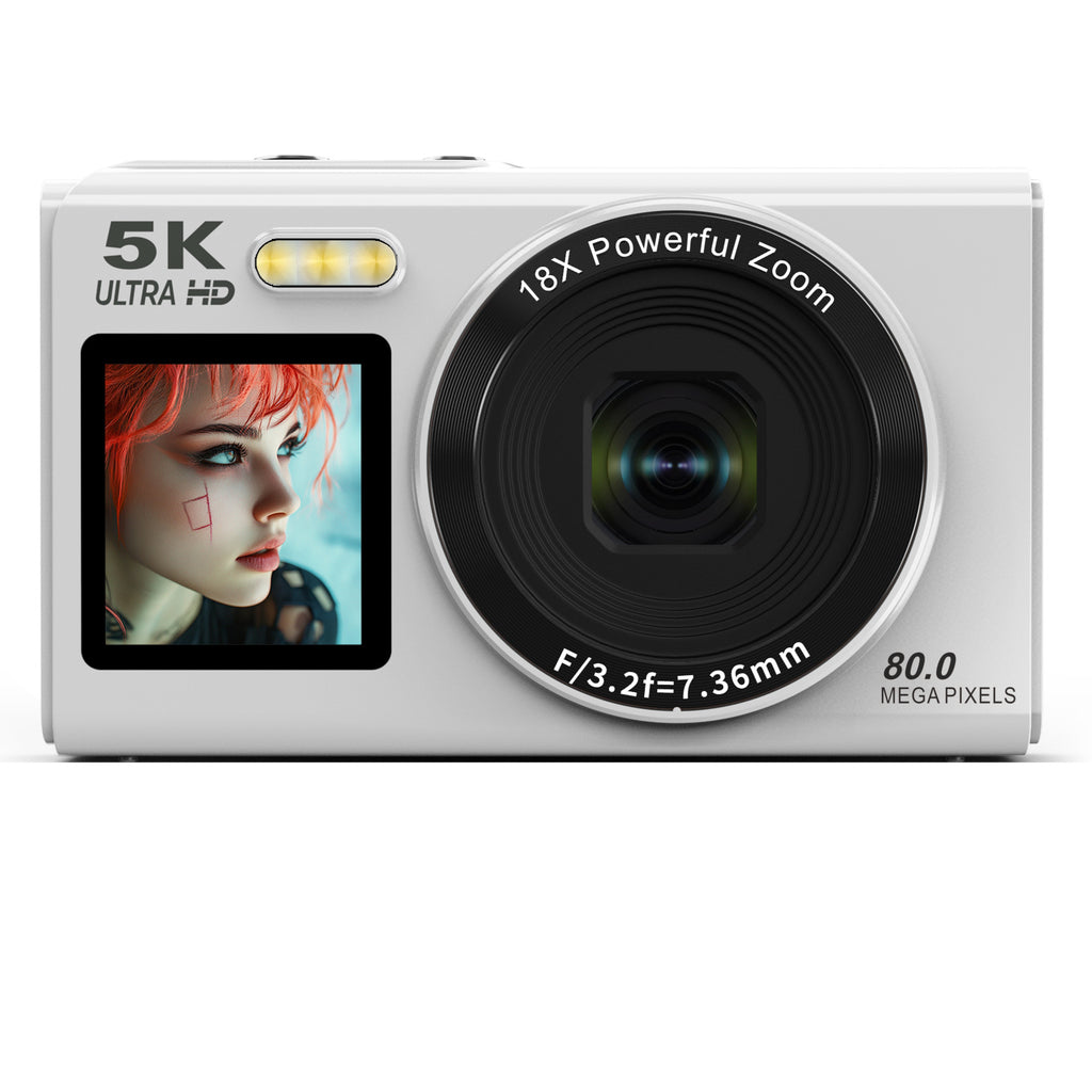 Dual Screen Digital Camera with Wi-Fi