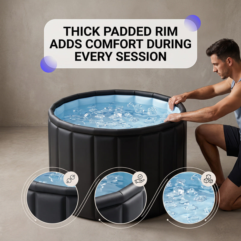 Foldable Ice Bath Tub for Home Fitness Recovery