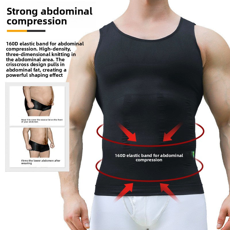 Men's abdominal toning vest