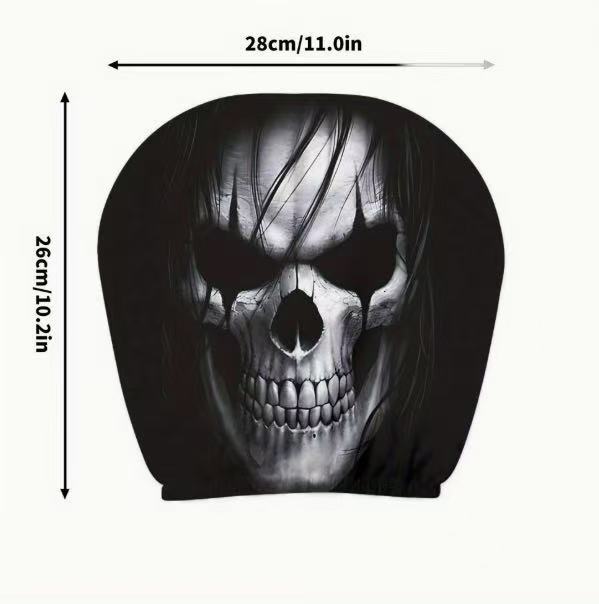 Car headrest cover