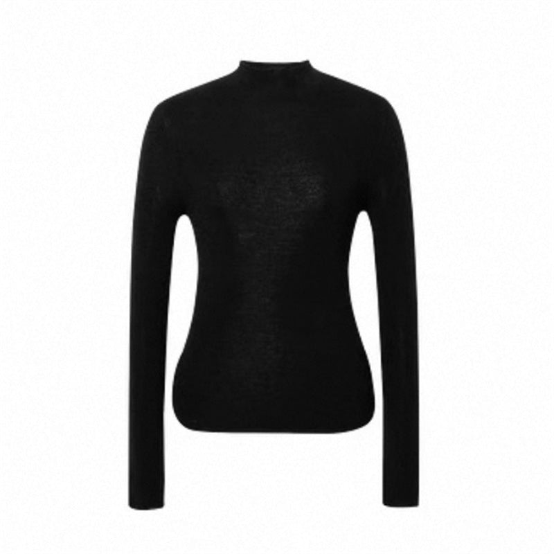 Pure Color Wool Inner Layering Knitwear