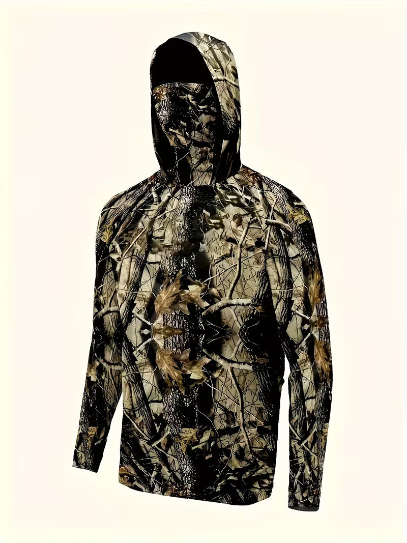 Men's UV-protective quick-drying fishing sun protection jacket