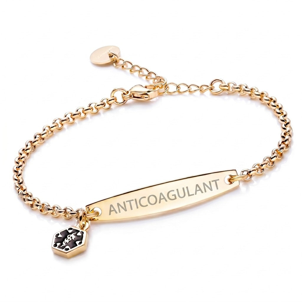 Stainless Steel Medical Identification Bracelet