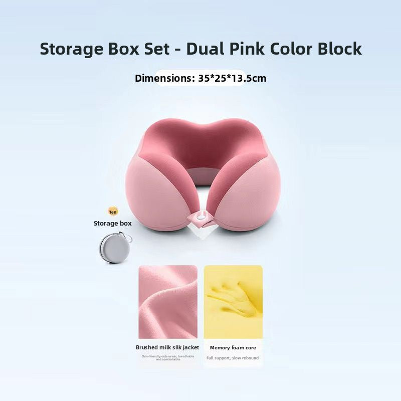 Ergonomic U-Shaped Memory Foam Travel Pillow