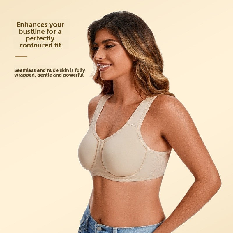 Women's High-Intensity Full-Cup Underwire Sports Bra for Running Fitness and Yoga