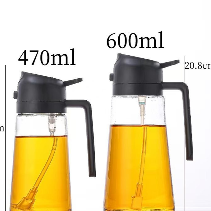 Glass Oil Pot Spray Dual-purpose Oil Tank teemdrop
