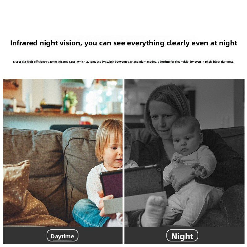 4G WiFi Dual-Band Home Security Camera with Two-Way Audio and HD Night Vision