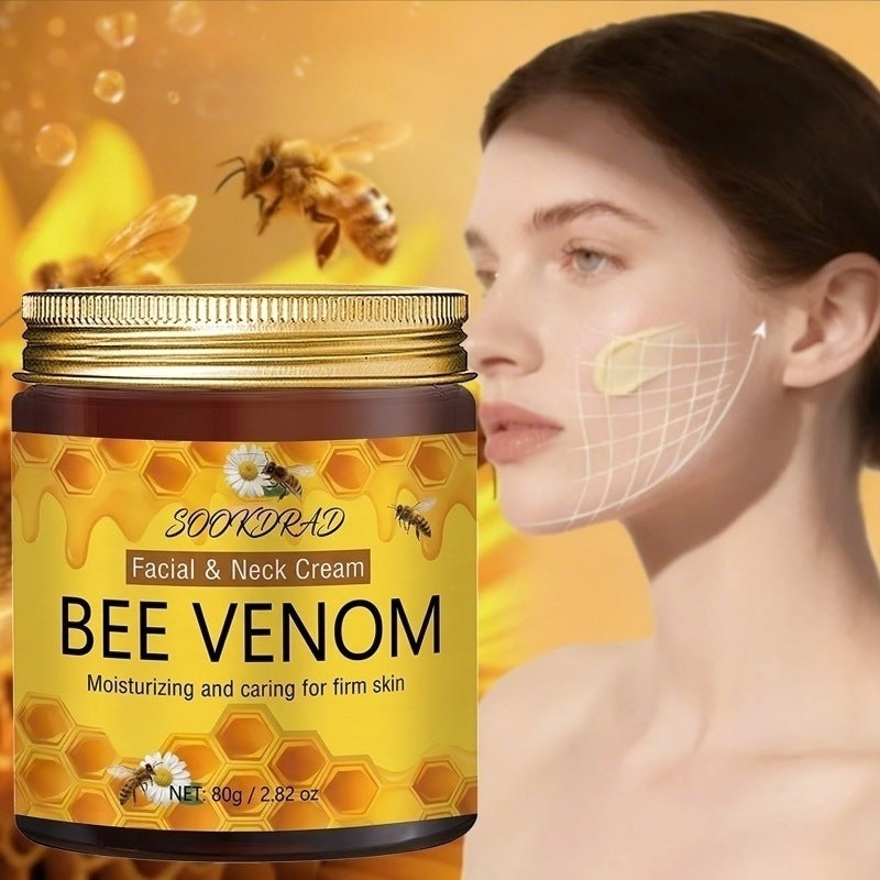 Bee Venom Face and Neck Cream Moisturizing Skin-Tightening 80g teemdrop