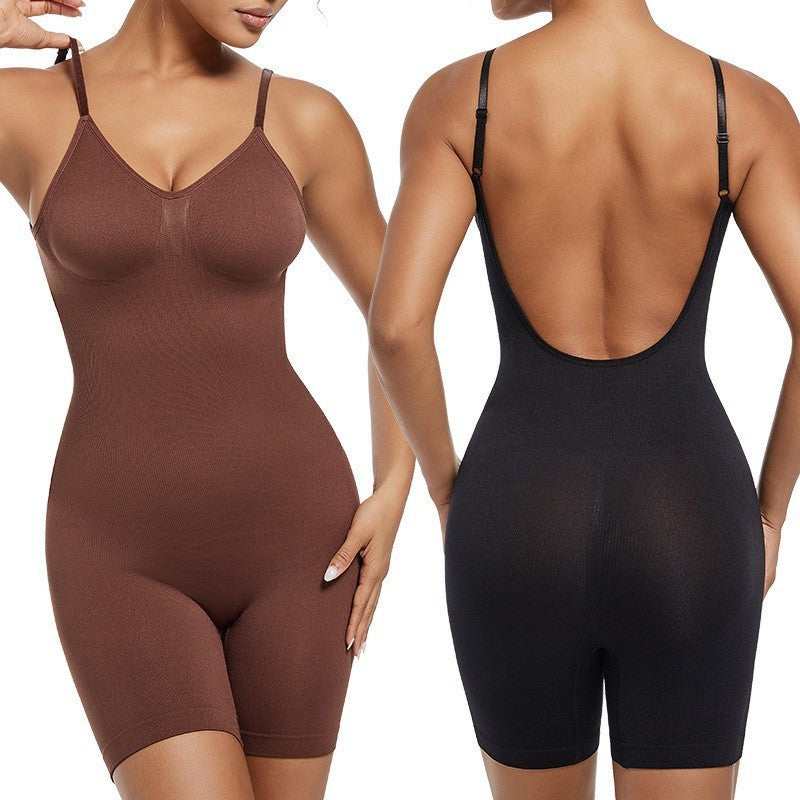Women's Backless Seamless One-Piece Shapewear Tummy Control Body Shaper teemdrop