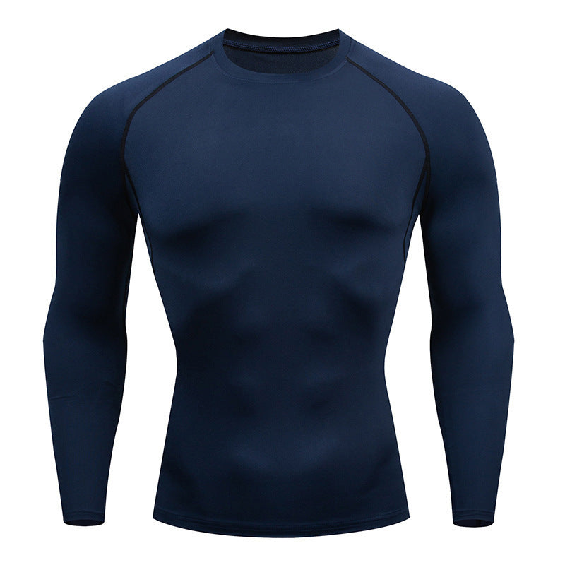 Mens Tight-Fit Long Sleeve Swimsuit Bodysuit