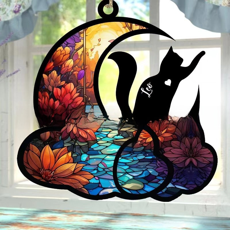 Dog Cat Window Hanging Ornament Personalized Gift