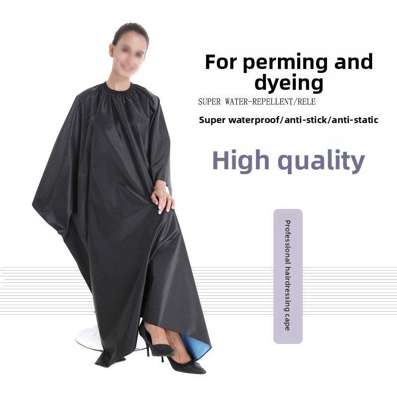Waterproof hair perm cloth teemdrop