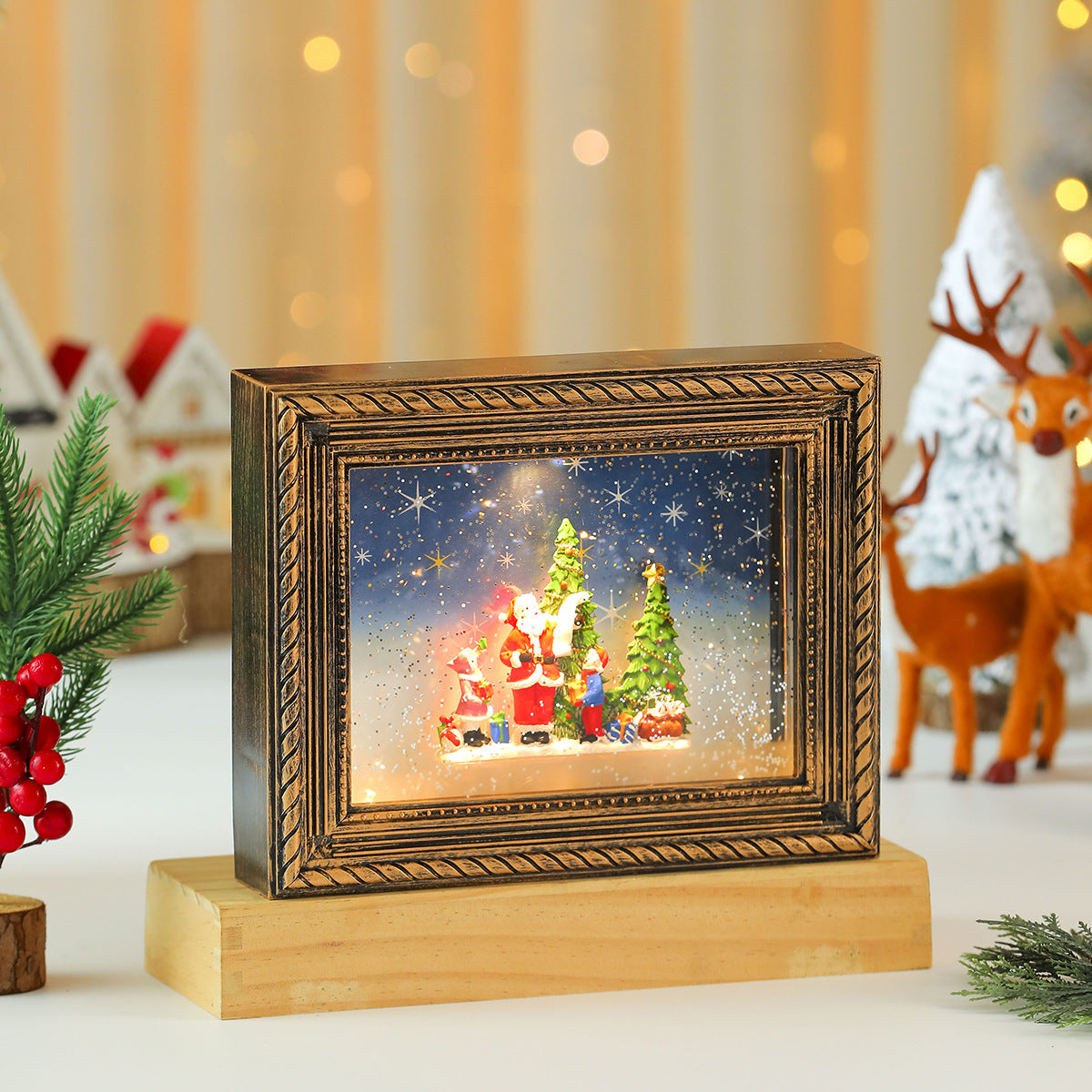 Christmas Musical Photo Frame with Lighting
