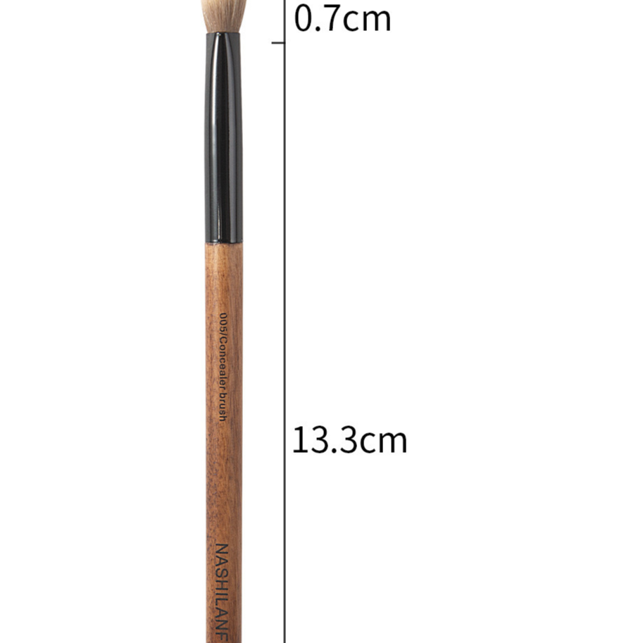 14-Piece Natural Wood Makeup Brush