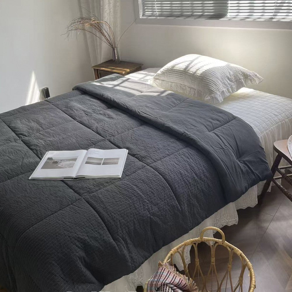 Korean Sand Wash Cotton Quilt