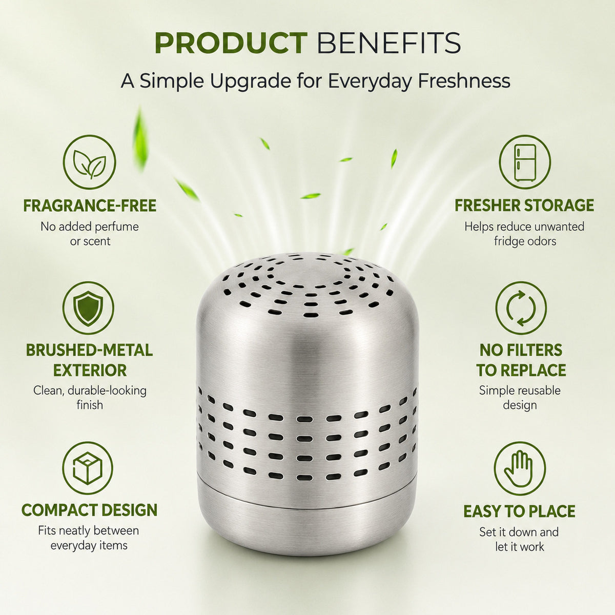 Refrigerator deodorant purification clean sterilization