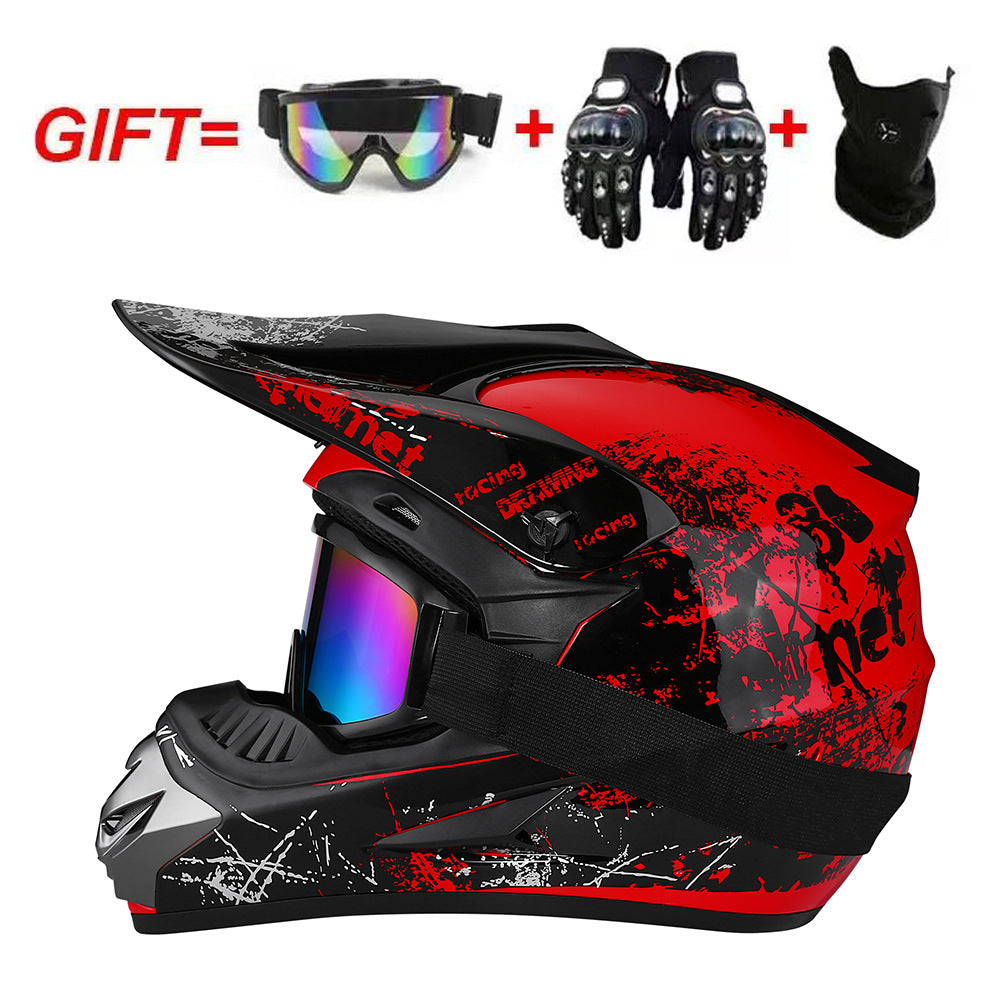 Motorcycle helmet teemdrop