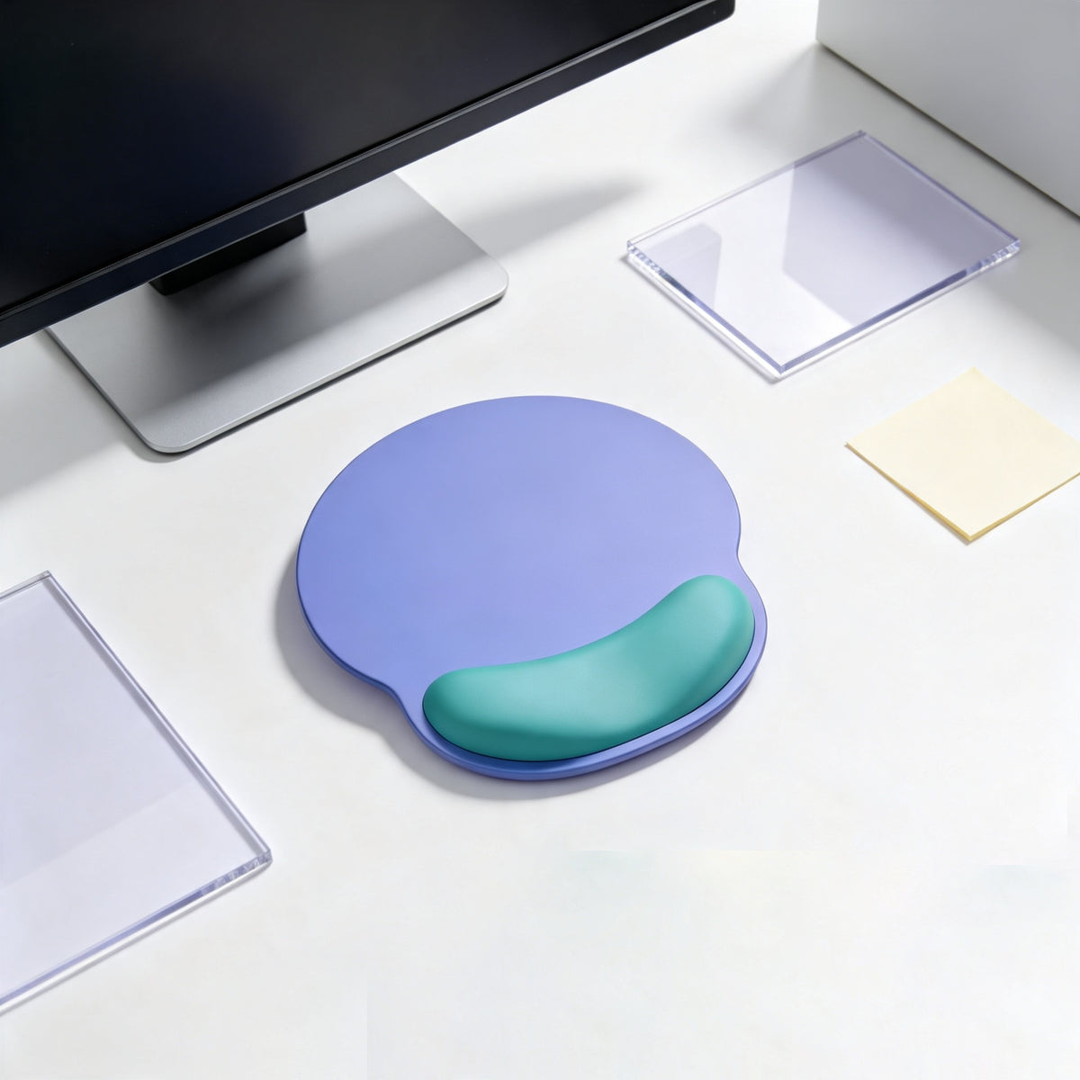 Gradient Wrist Support Mouse Pad Office Desk Mat