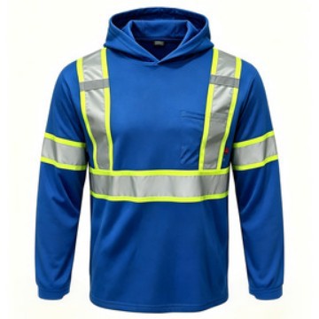 Unisex Quick-Dry Sun Protection Hooded Long Sleeve T-Shirt teemdrop