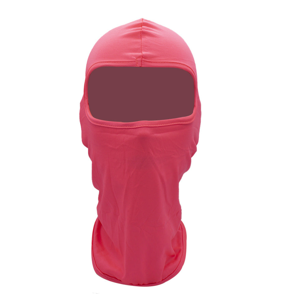 Riding helmet for sun protection