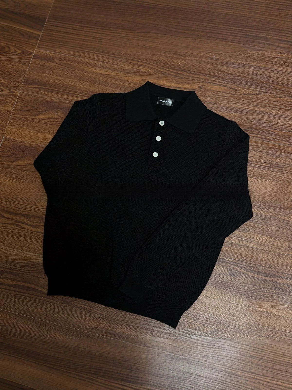 Men's lapel sweater teemdrop