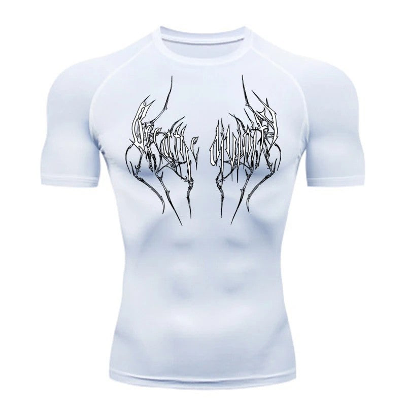 Men's Short Sleeve Compression Running T-Shirt teemdrop