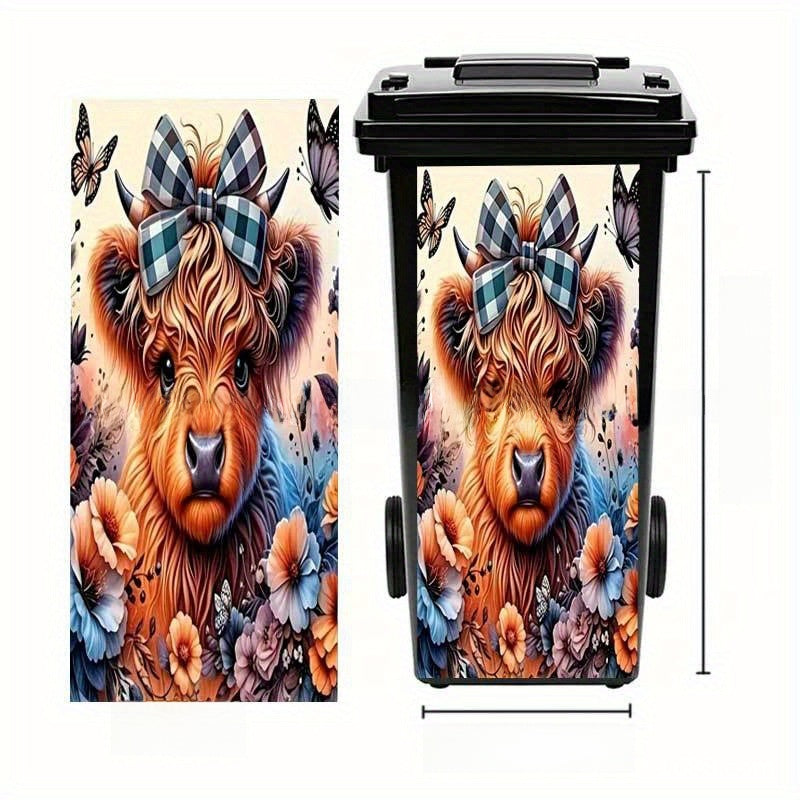 Self-Adhesive Waterproof Vinyl Trash Can Sticker teemdrop