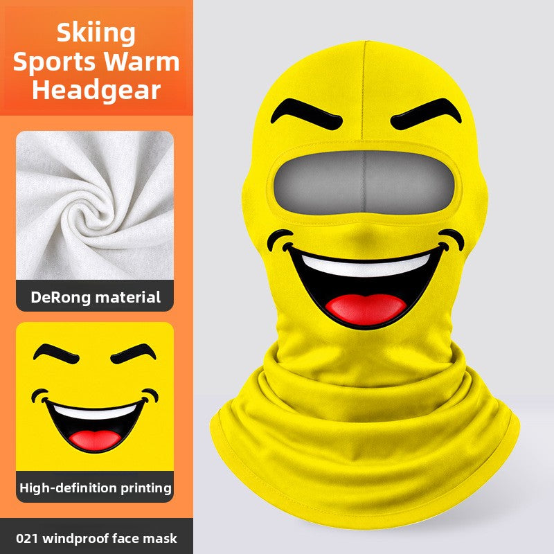 3D Digital Printed Milk Silk Balaclava Ski Motorcycle Face Mask teemdrop