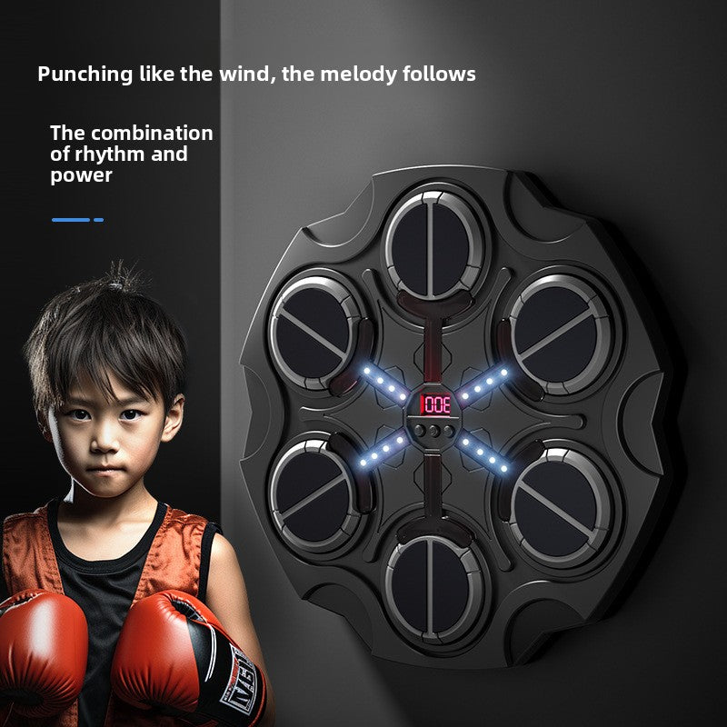 Bluetooth Smart Music Boxing Target Wall Mounted Punching Machine teemdrop
