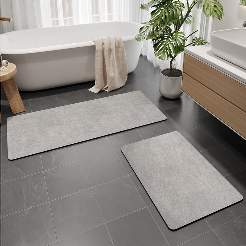 Quick-Dry Plush Bath Mat Floor Mat