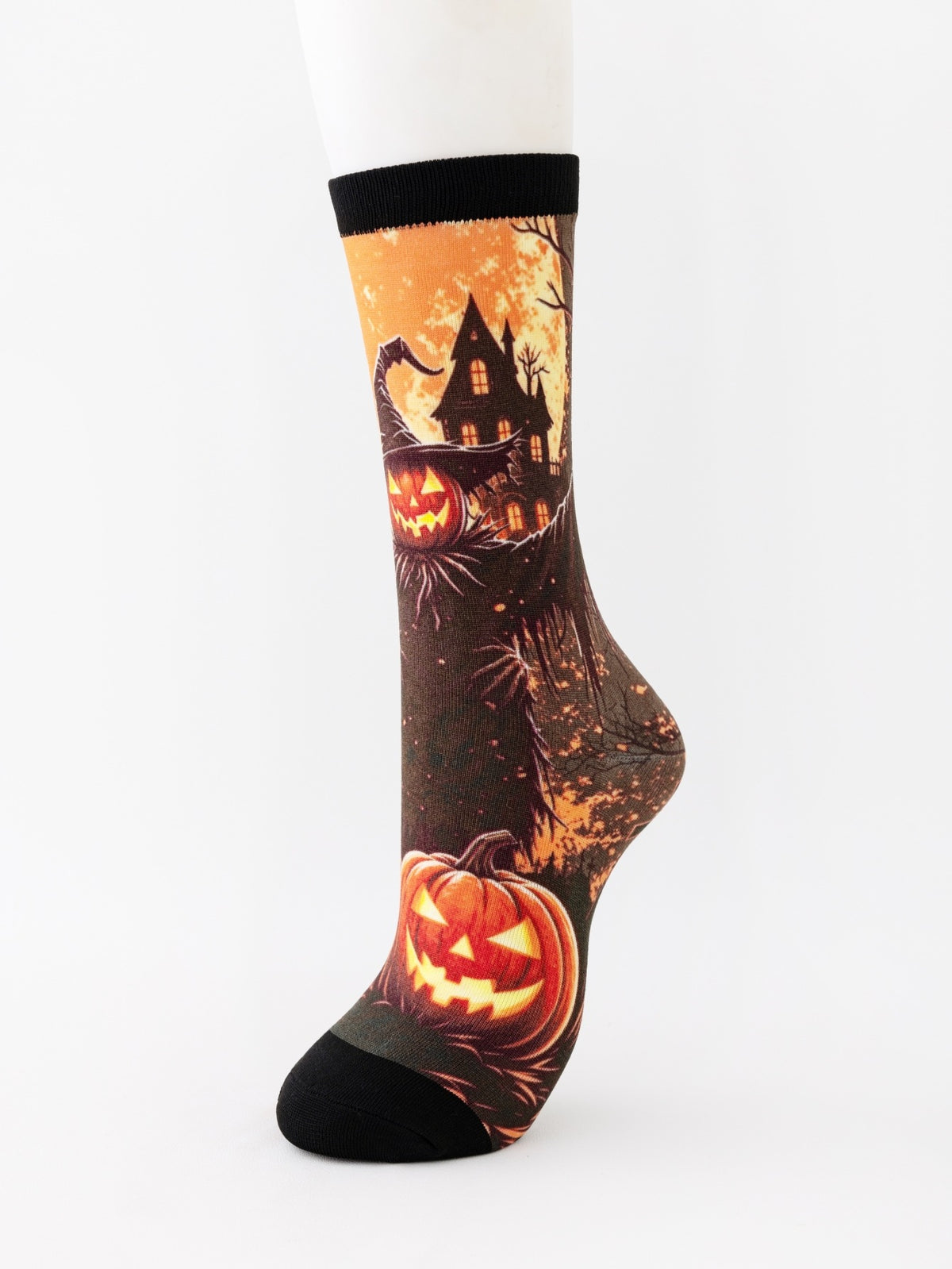 Halloween Print Mid-Calf Casual Socks
