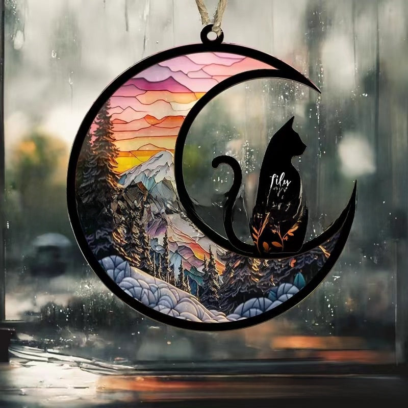 Dog Cat Window Hanging Ornament Personalized Gift