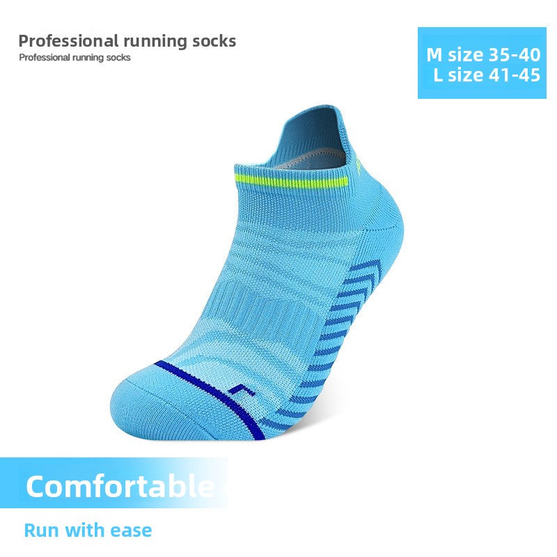 Unisex Quick-Dry Cushioned Towel-Bottom Running Socks teemdrop