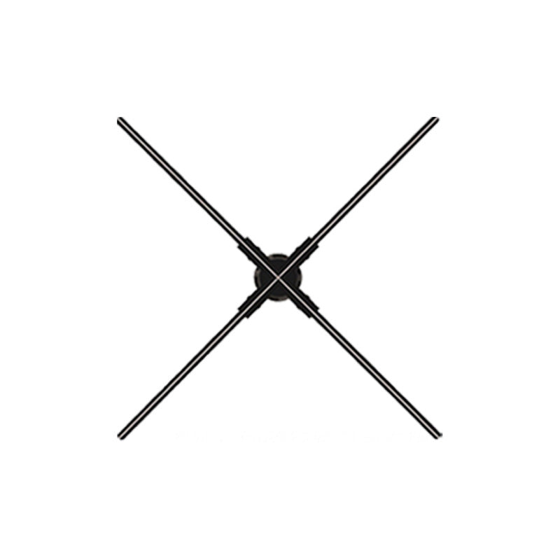 Naked-eye 3D holographic fan screen
