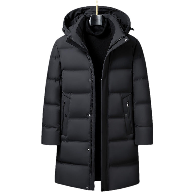 Men's Anti-Velvet Lined Hat Craft Down Jacket teemdrop