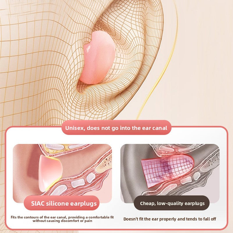Silicone Mud Earplugs for Sleeping and Noise Reduction