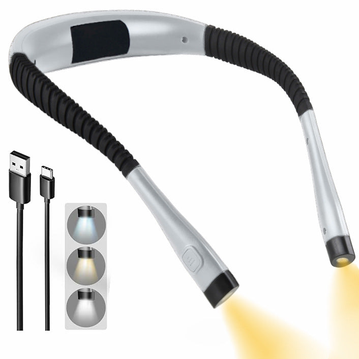 Rechargeable LED Neck Reading Light teemdrop