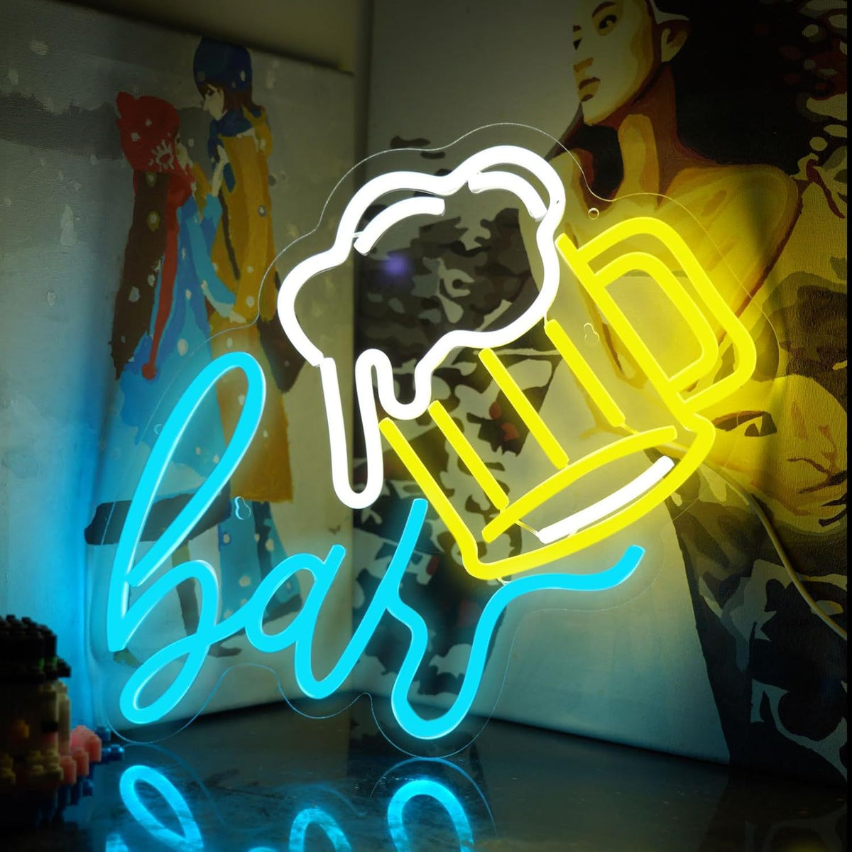 Dimmable LED Neon Sign Light teemdrop
