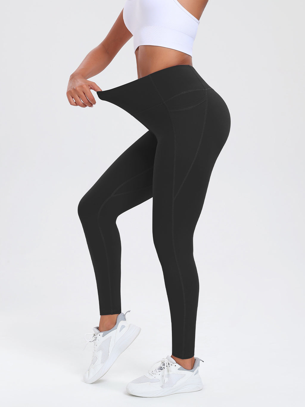 breathable high-waisted tummy-reducing sports fitness yoga pants teemdrop