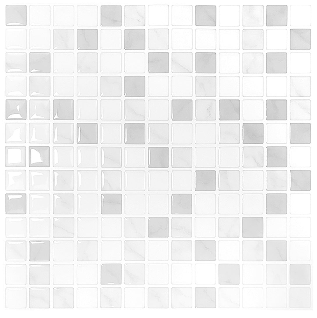 3D Self-Adhesive PET Mosaic Tile Wall Sticker for Home Decoration teemdrop