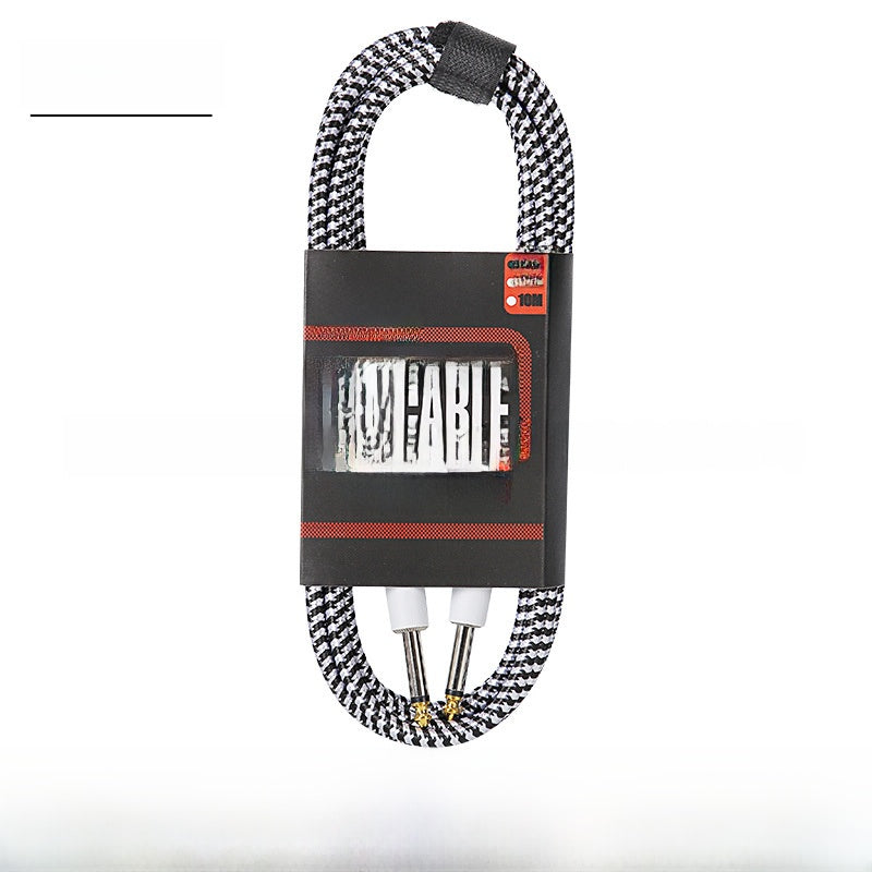 Braided Noise Reduction Guitar Instrument Cable