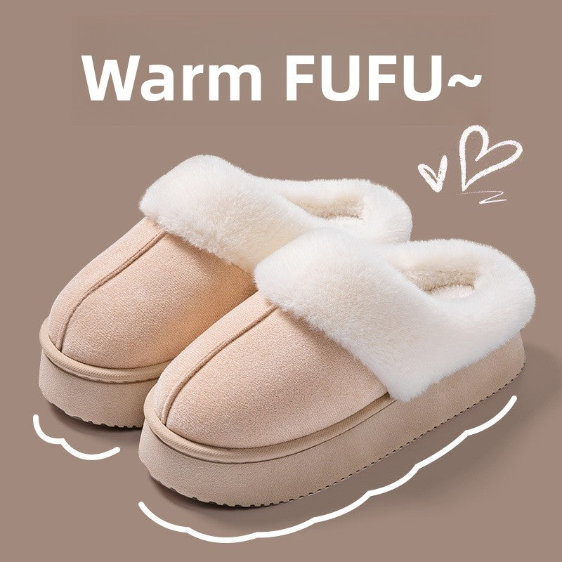 Cloud-like cotton slippers teemdrop