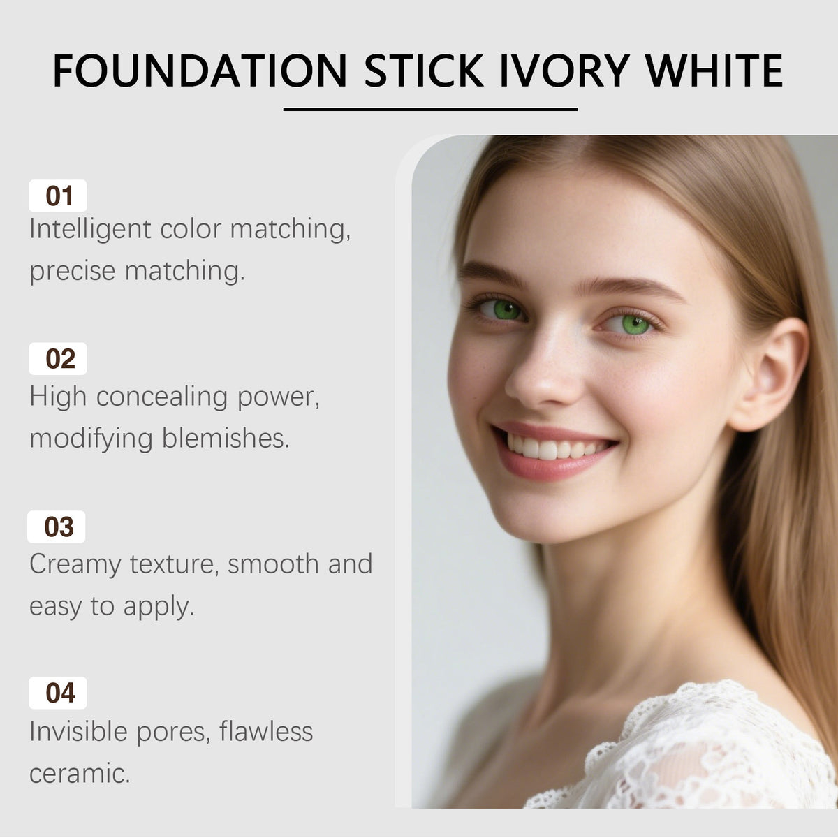 Two-in-One Color Changing Moisturizing Foundation Stick teemdrop