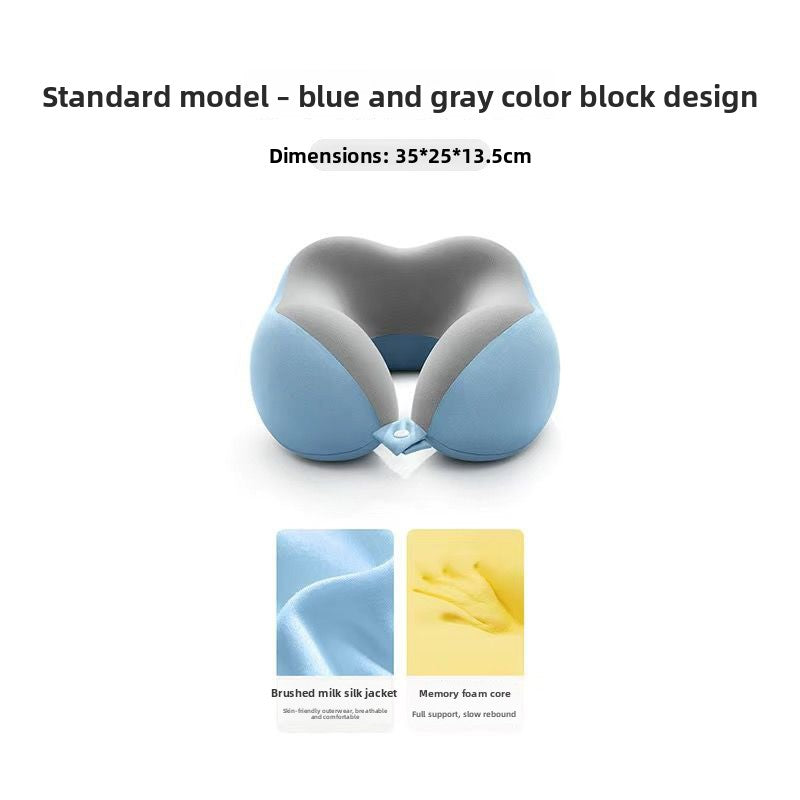 Ergonomic U-Shaped Memory Foam Travel Pillow