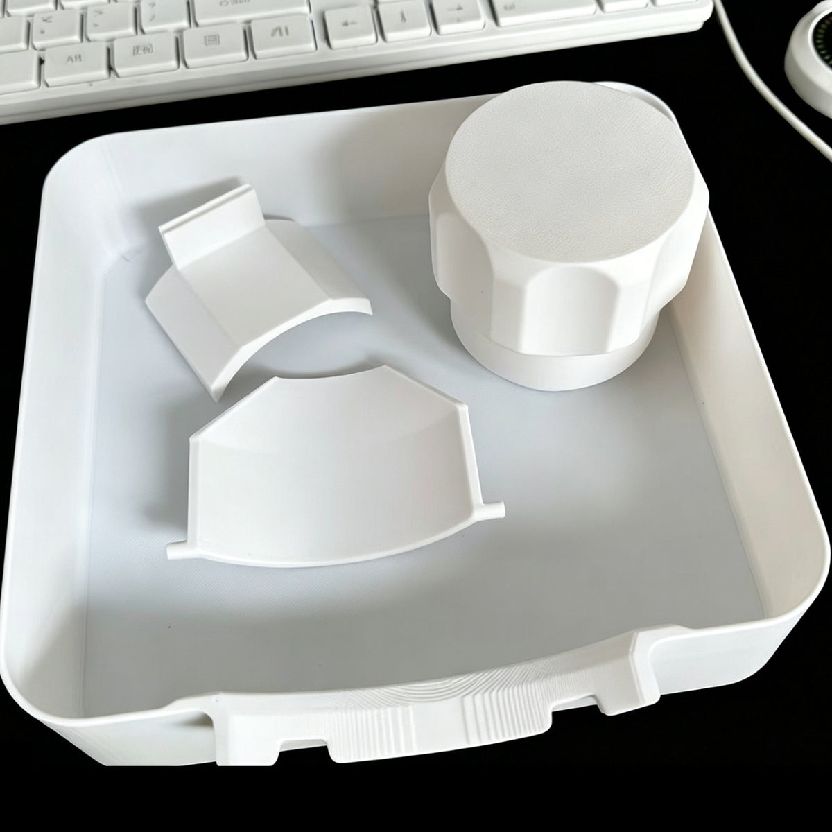 Washing machine water collection tray