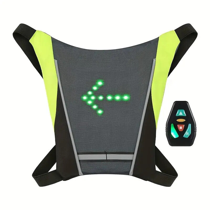 USB Rechargeable LED Cycling Vest