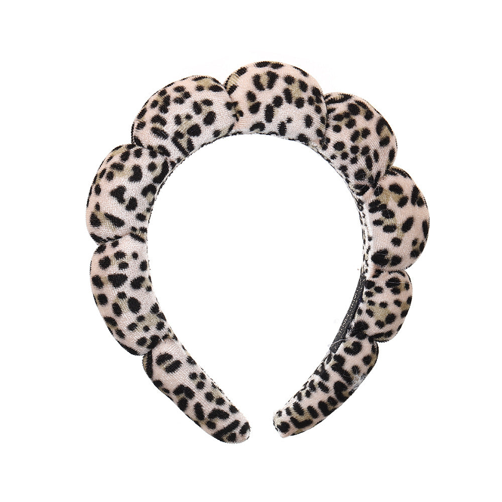 Lady's velvet sponge hairband teemdrop